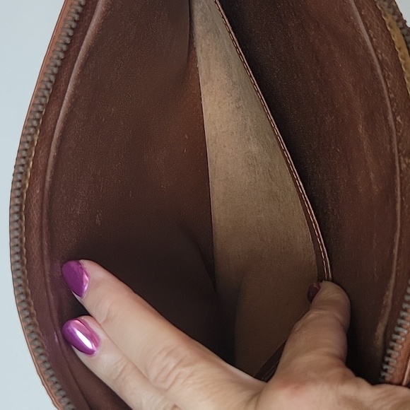 Vintage (project bag) jLouis Vuitton 70s Monogram Pochette Wristlet Clutch - Picture 5 of 14